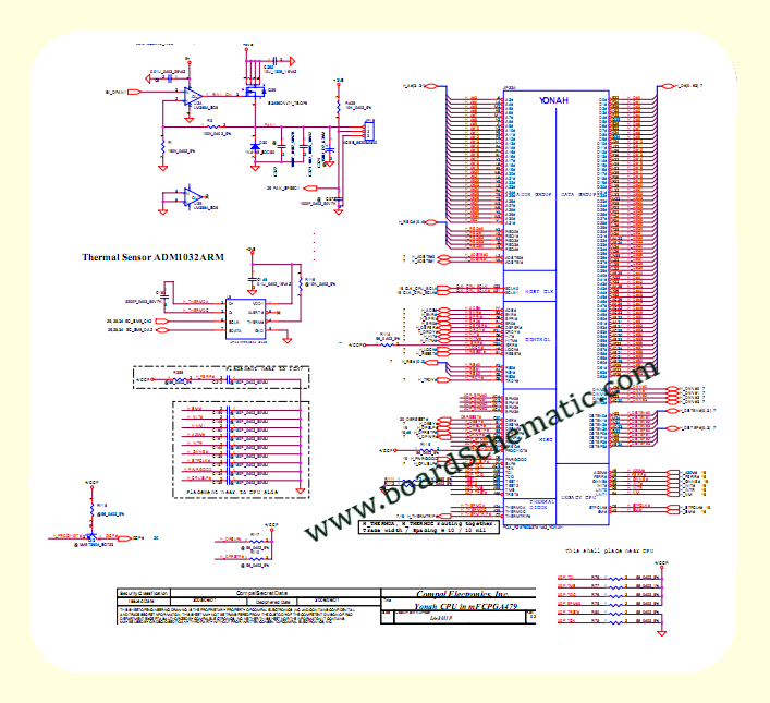 Toshiba Satellite M100 Board Circuit Diagram